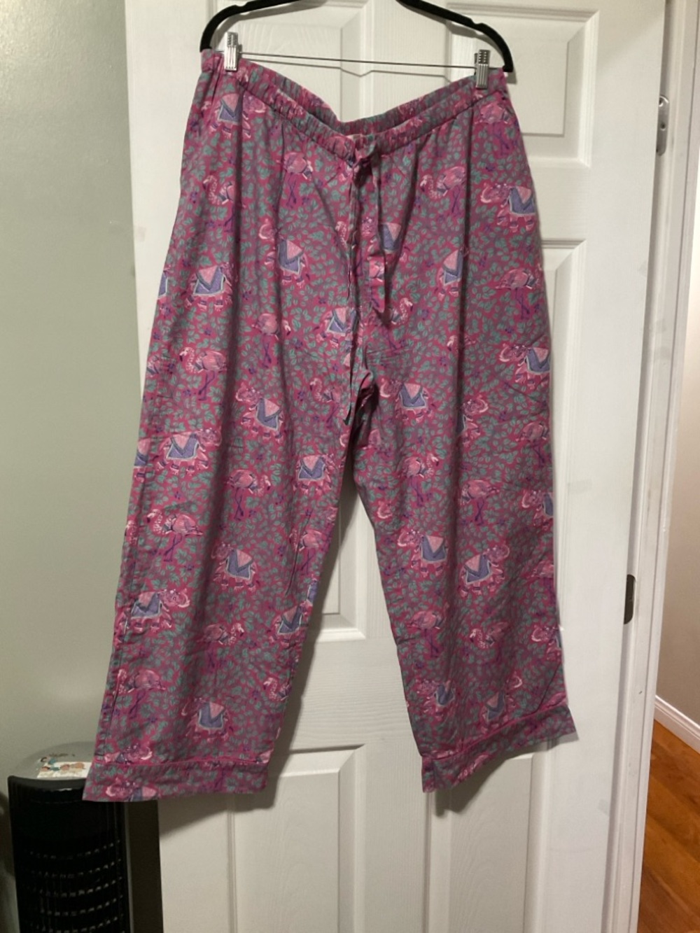 Printfresh Pink and Purple Flamingo Print Lounge Pants